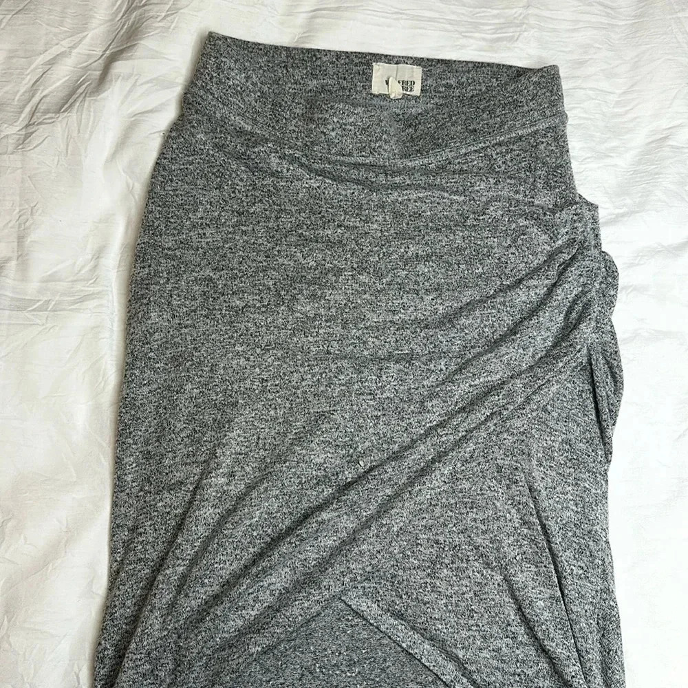 Wilfred free knit slit skirt